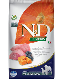 FARMINA N&D Pumpkin lamb&blueberry adult medium/maxi 12 kg